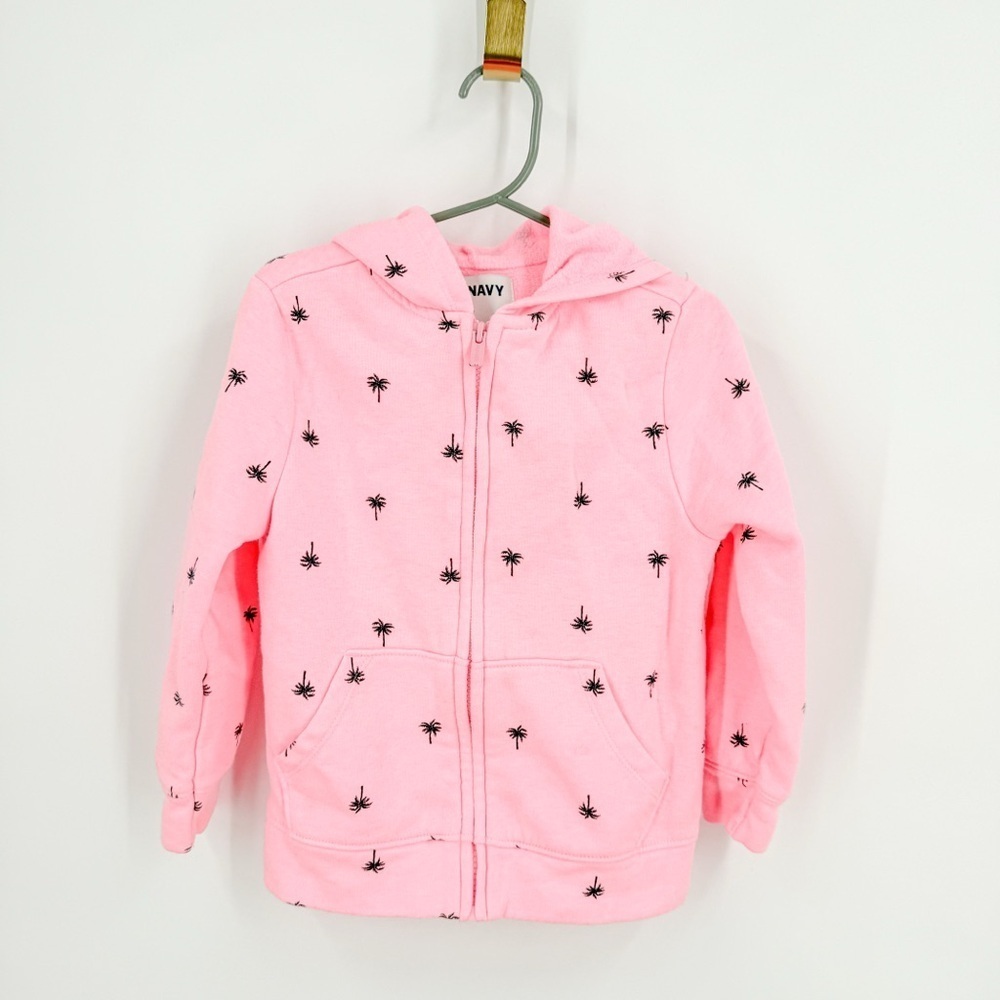 Old Navy Pink and Black Dot Sweatshirt